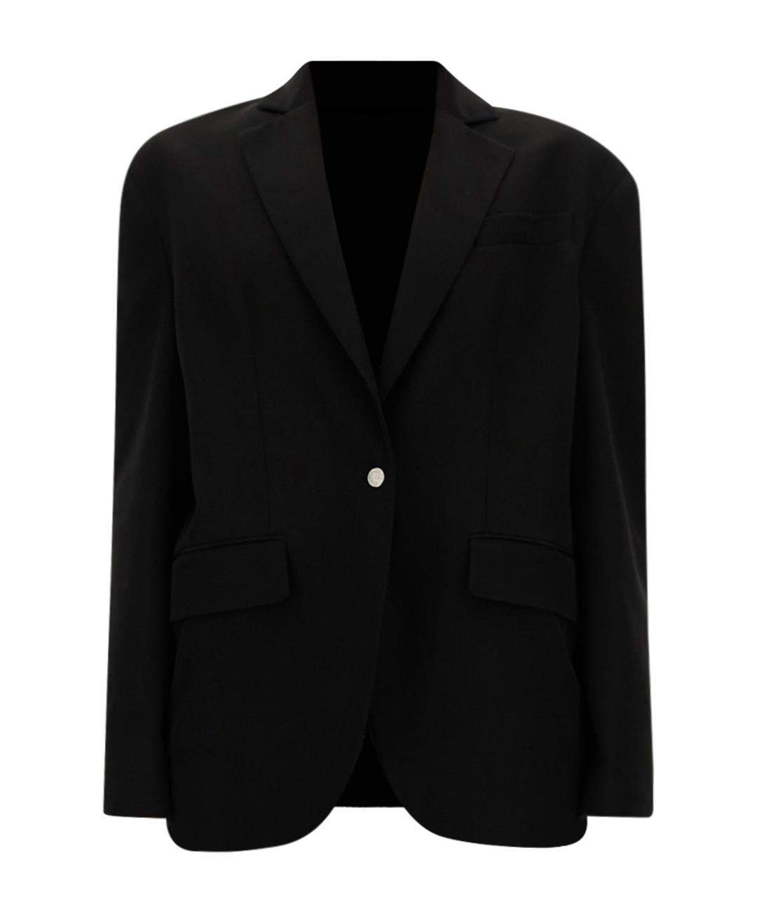 MOSCHINO JEANS Черный вискозный жакет/пиджак, фото 1