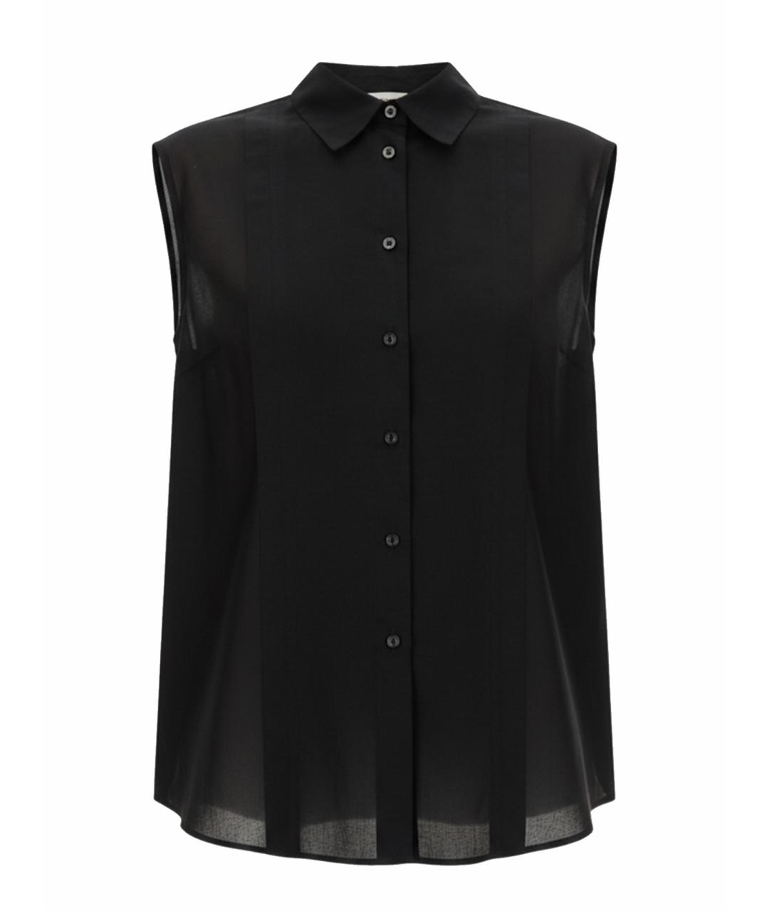 ASPESI Черная хлопковая рубашка, фото 1