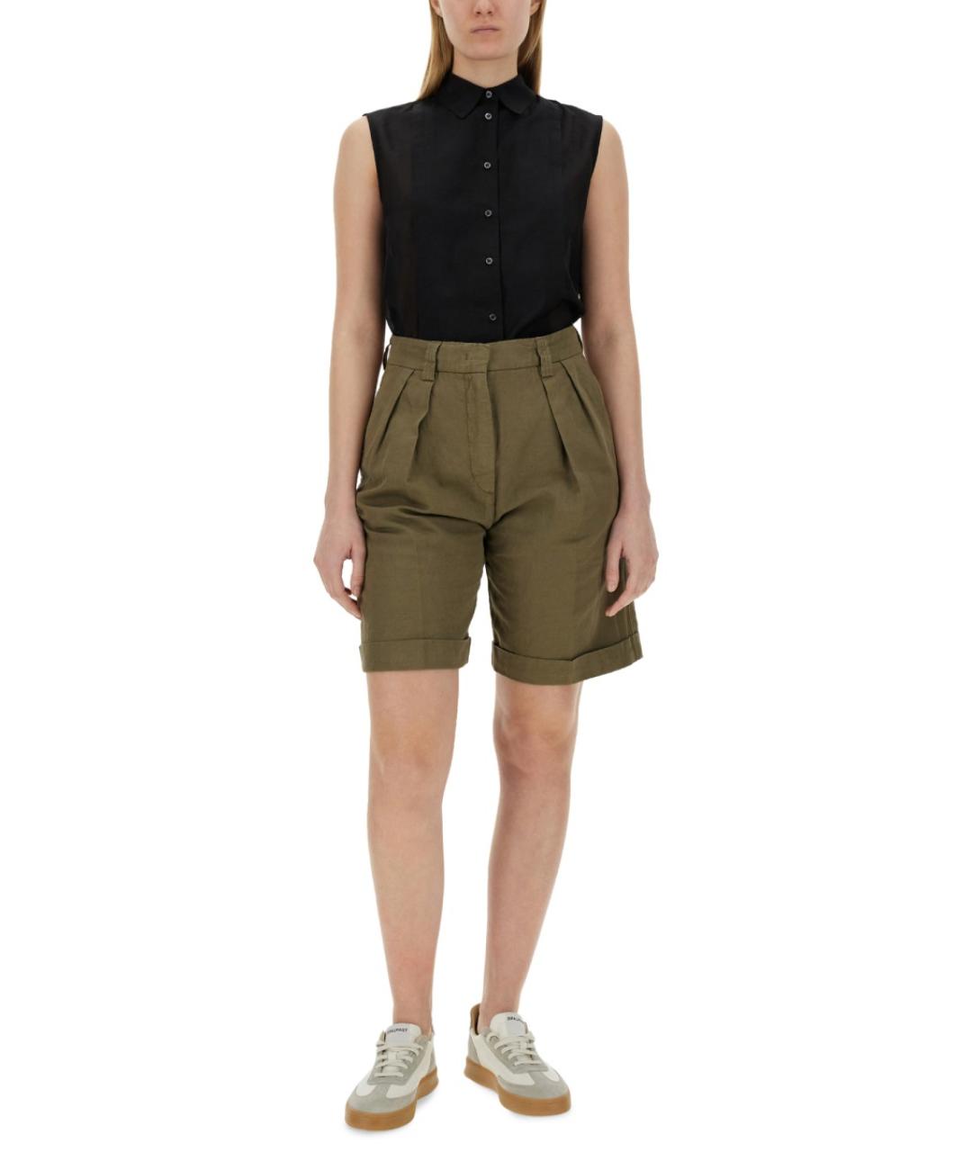 ASPESI Черная хлопковая рубашка, фото 2