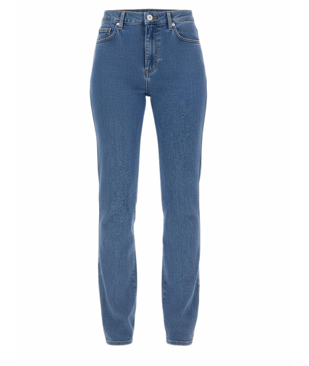 MAGDA BUTRYM Синие хлопковые прямые джинсы, фото 1