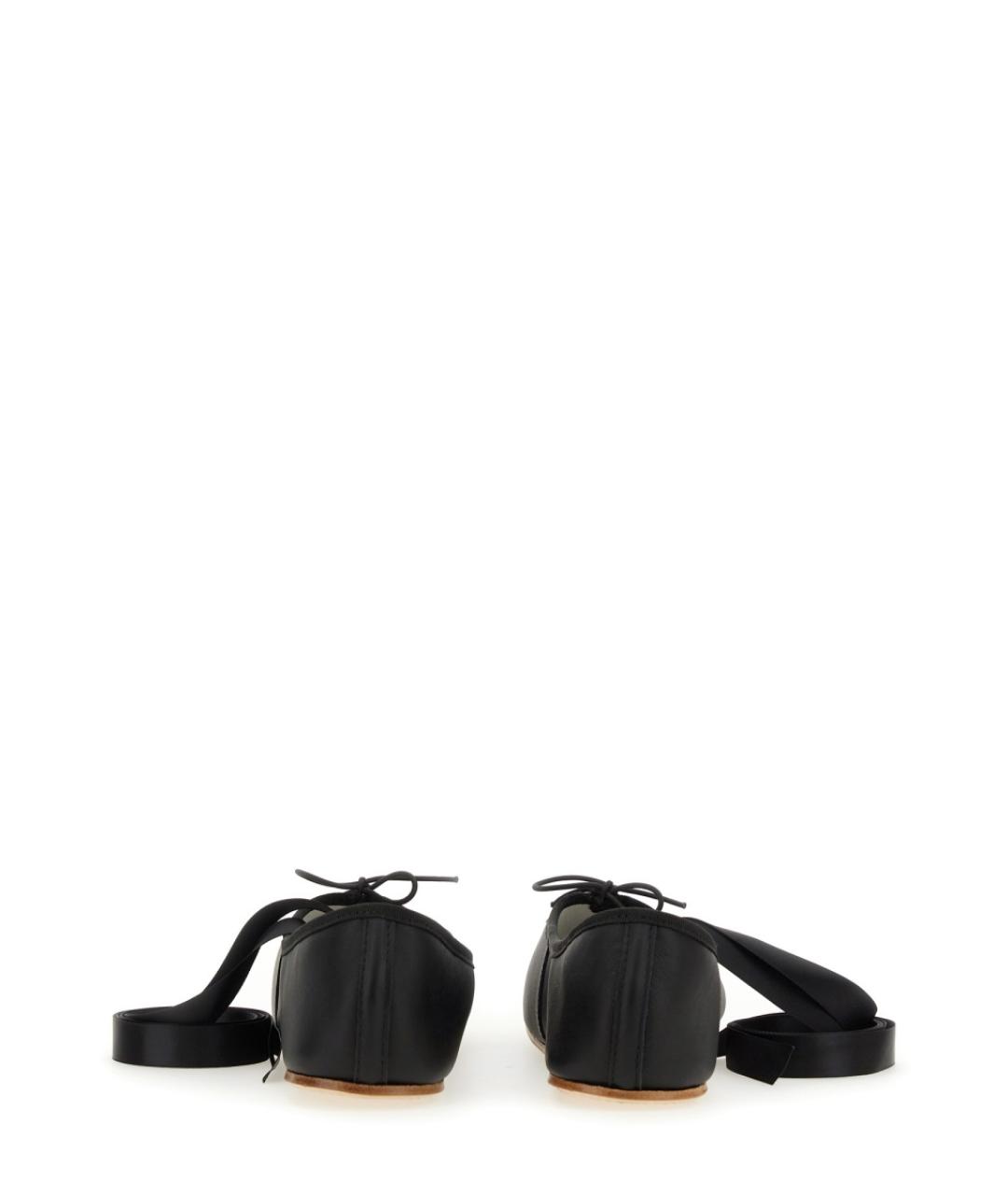 REPETTO Черные кожаные балетки, фото 3