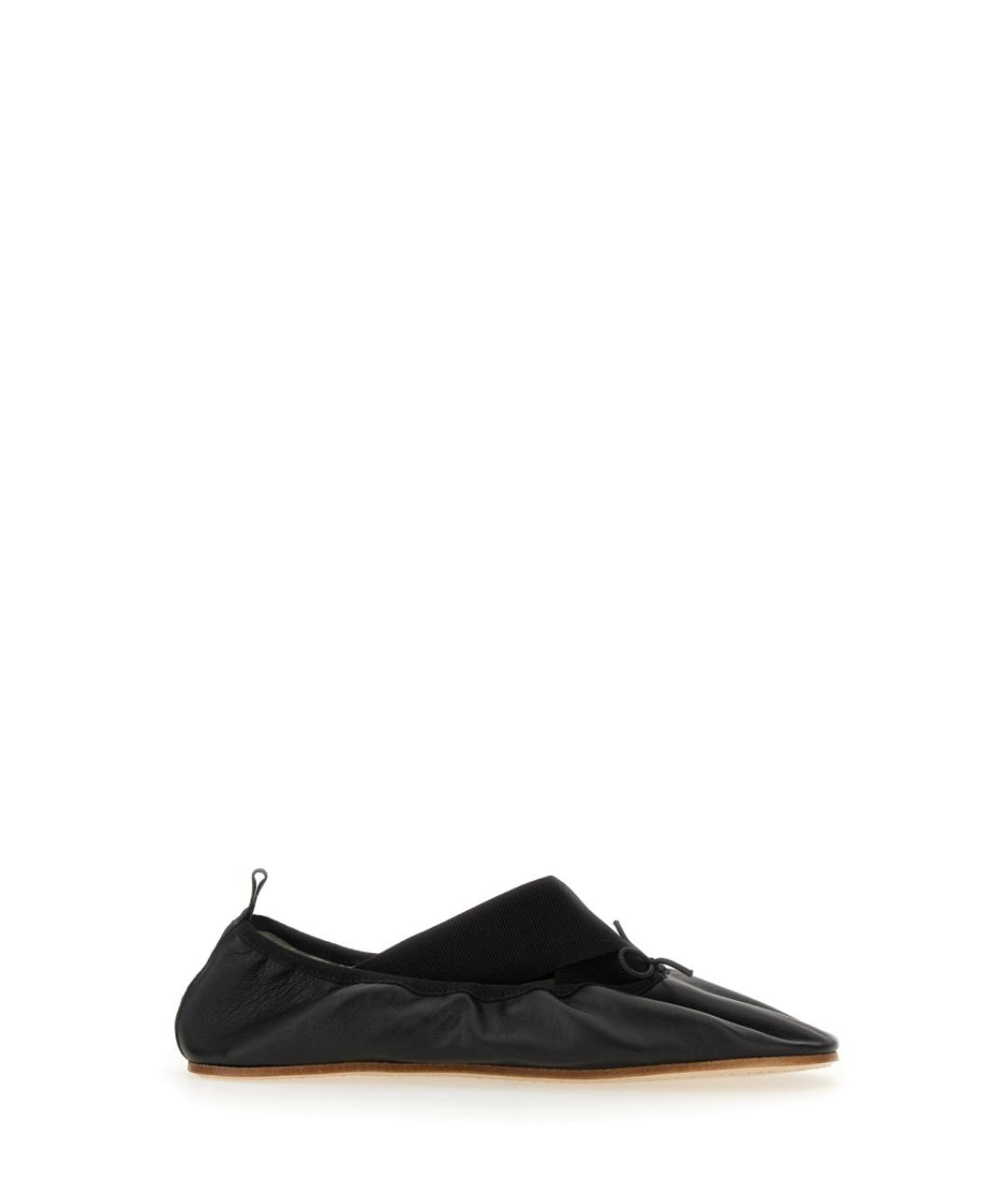 REPETTO Черные кожаные балетки, фото 1