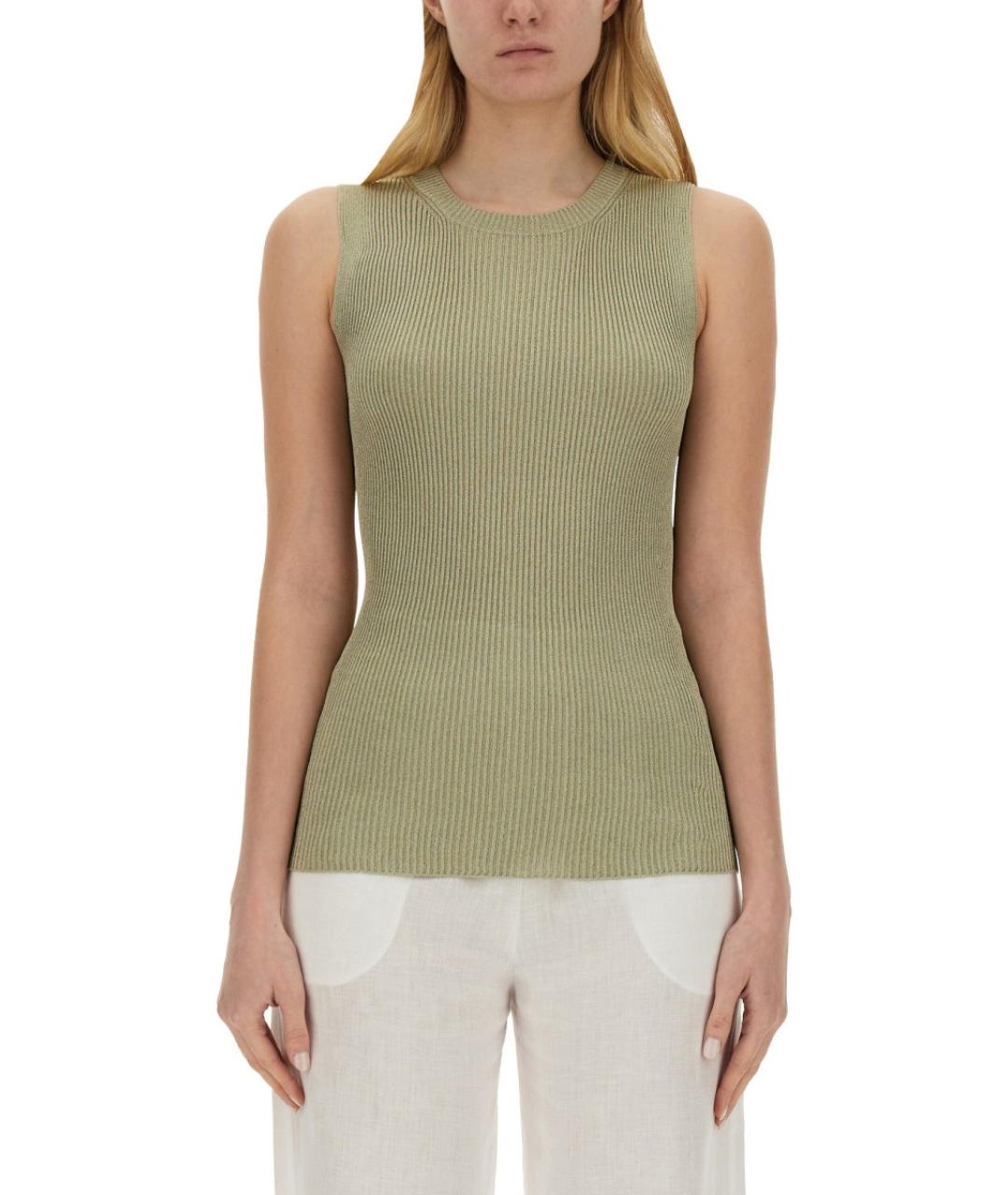 FABIANA FILIPPI Зеленая вискозная майка, фото 5