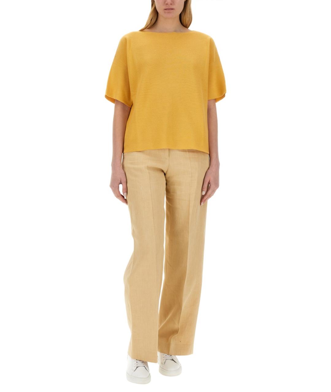 FABIANA FILIPPI Оранжевый хлопковый джемпер / свитер, фото 3