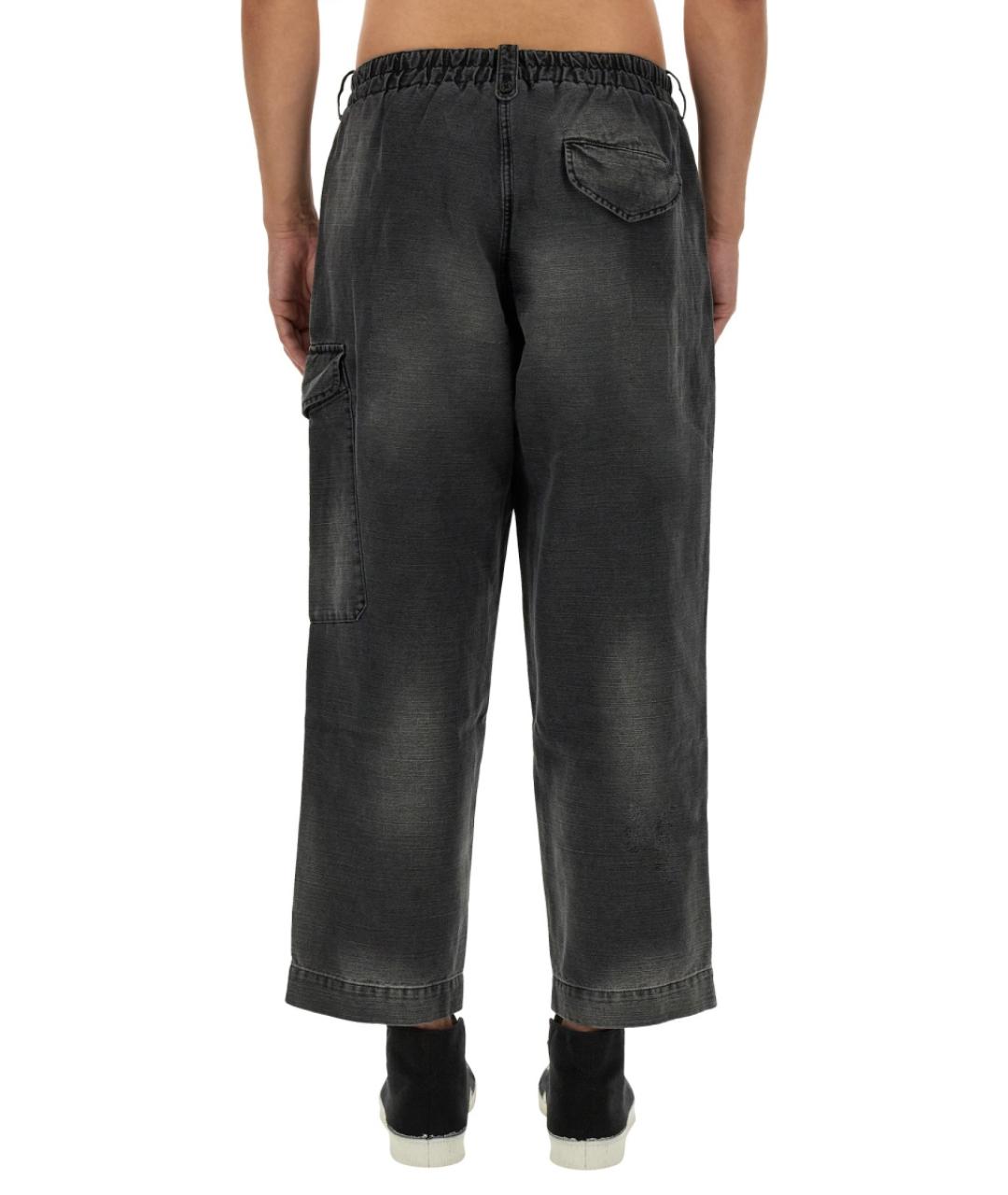 YMC Черные хлопковые повседневные брюки, фото 3