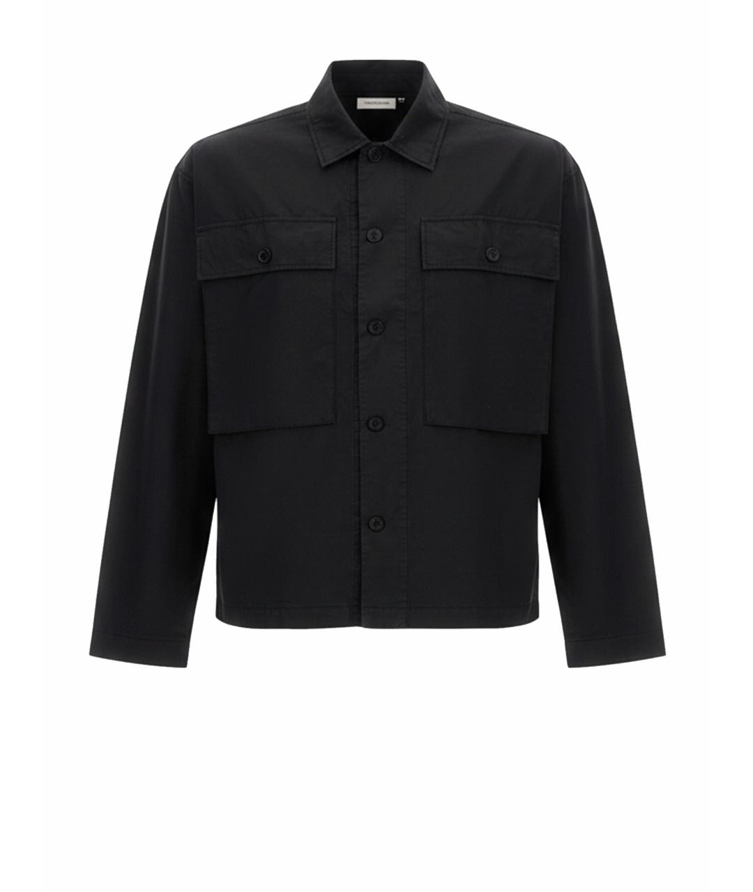 YMC Черная хлопковая кэжуал рубашка, фото 1