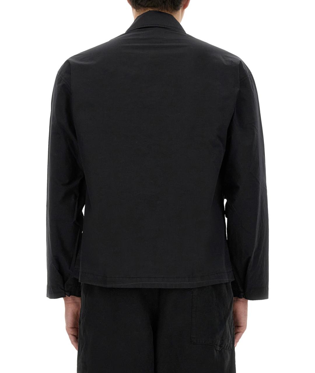 YMC Черная хлопковая кэжуал рубашка, фото 4