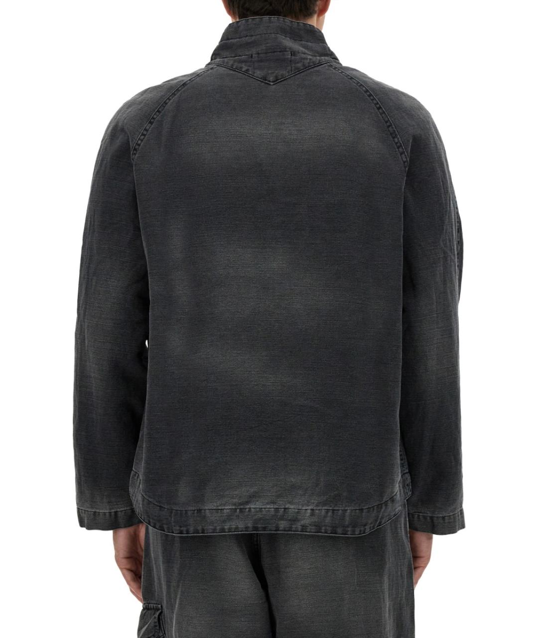 YMC Черная хлопковая куртка, фото 4