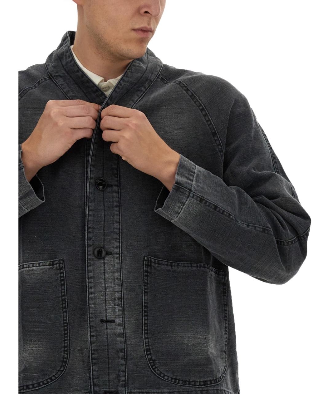 YMC Черная хлопковая куртка, фото 3