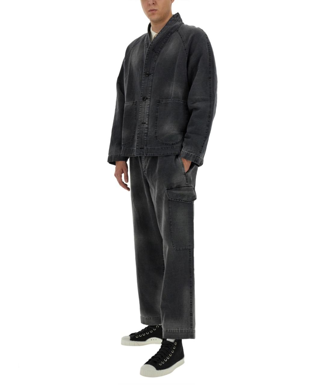 YMC Черная хлопковая куртка, фото 2