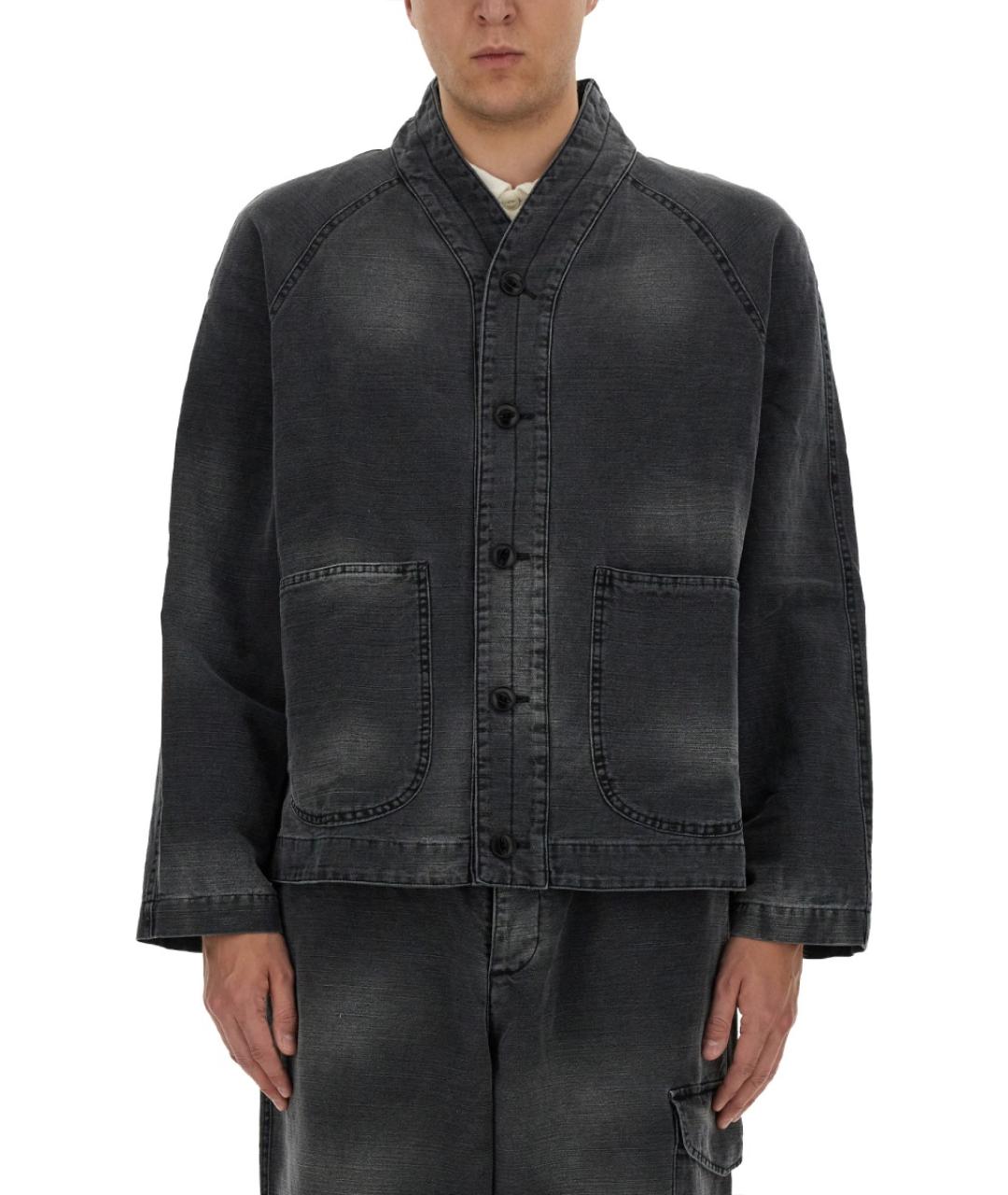 YMC Черная хлопковая куртка, фото 5