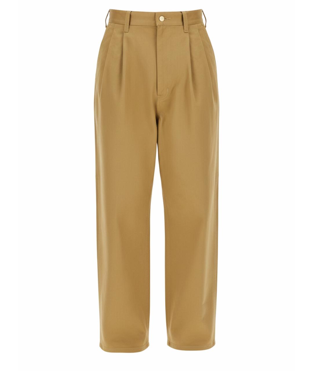 JUNYA WATANABE Бежевые хлопковые повседневные брюки, фото 5