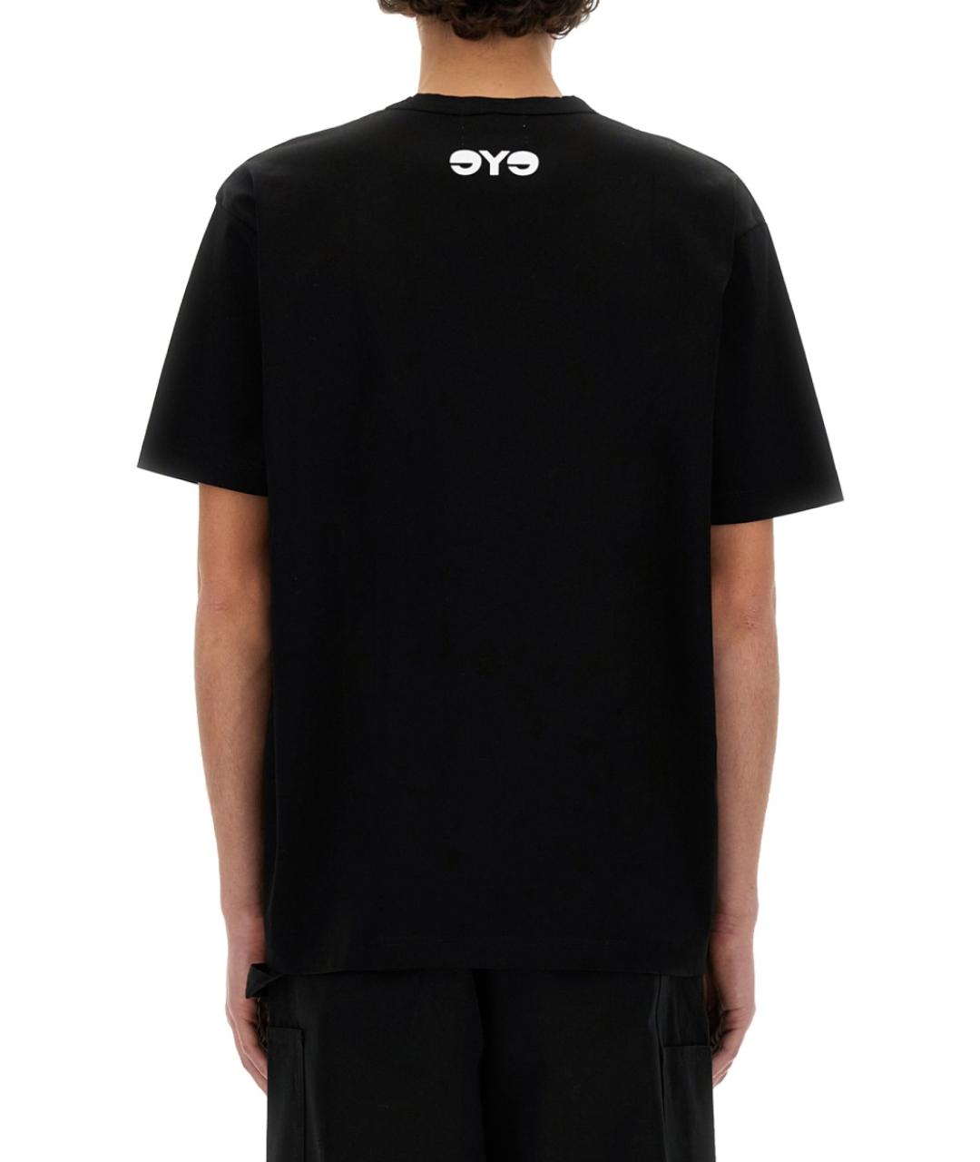 JUNYA WATANABE Черная хлопковая футболка, фото 3