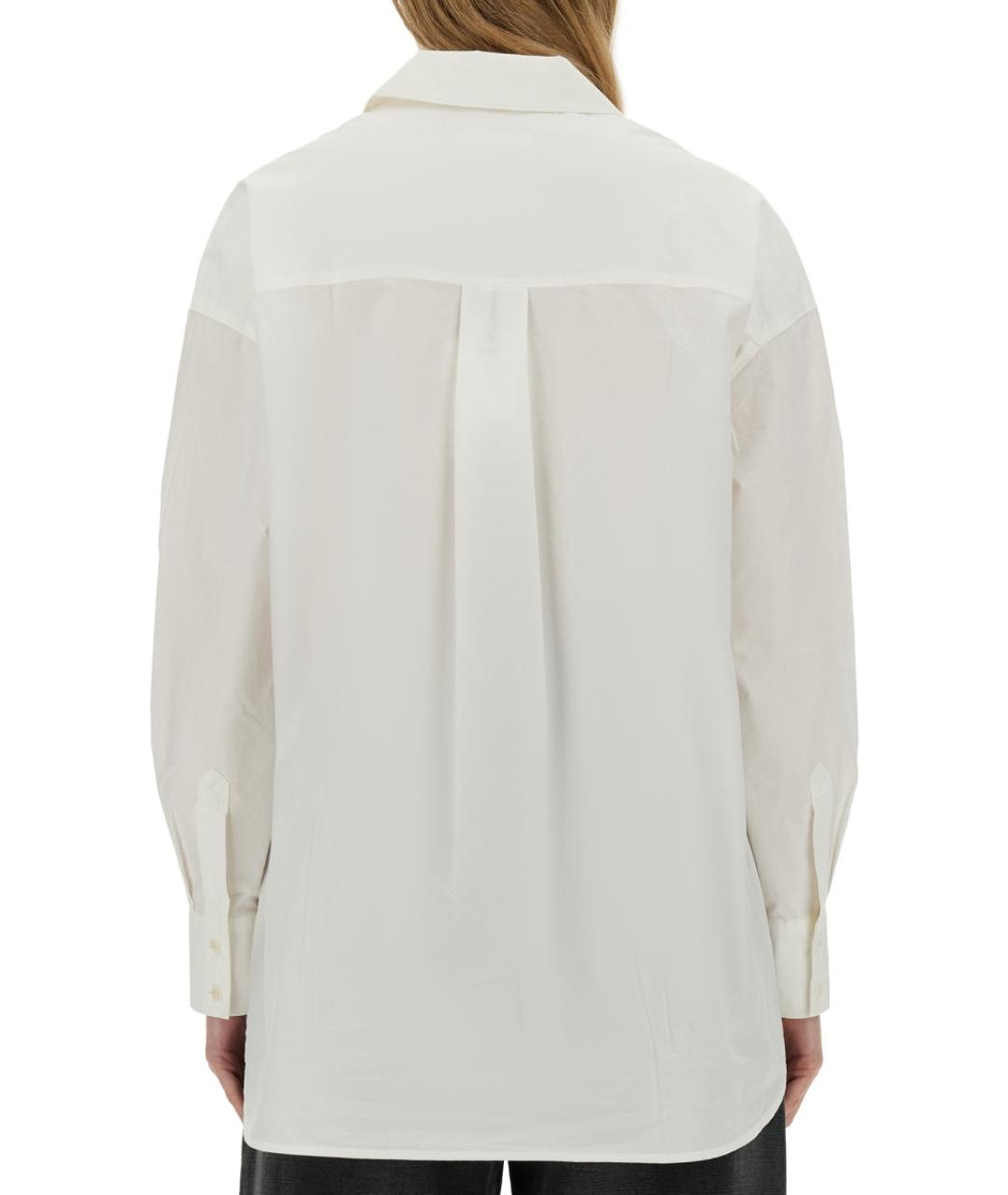 YMC Белая хлопковая рубашка, фото 3