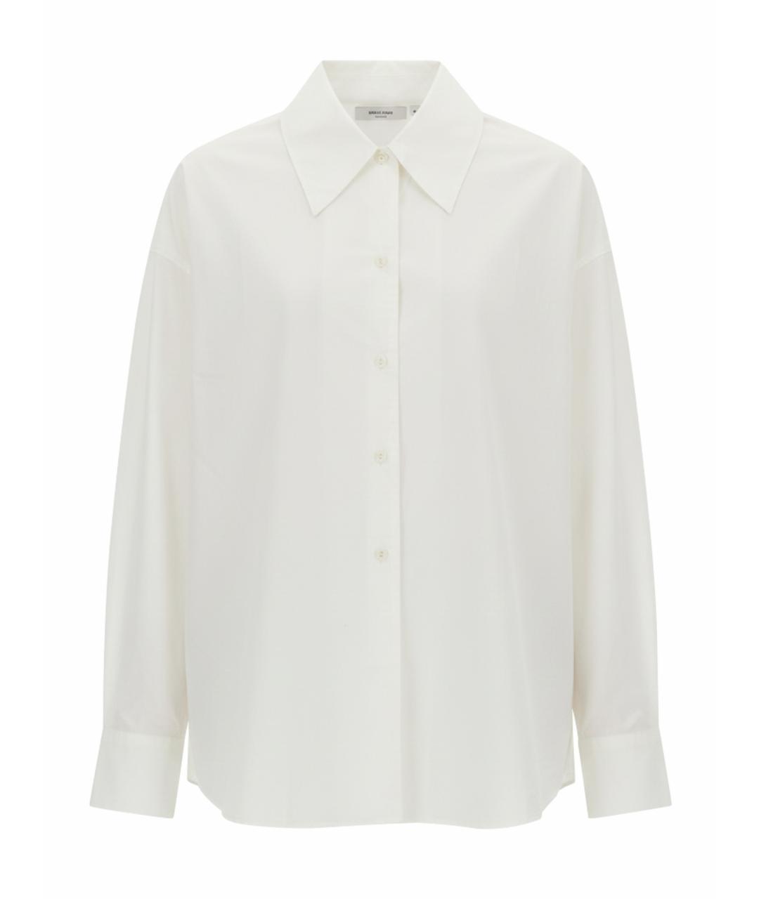 YMC Белая хлопковая рубашка, фото 1