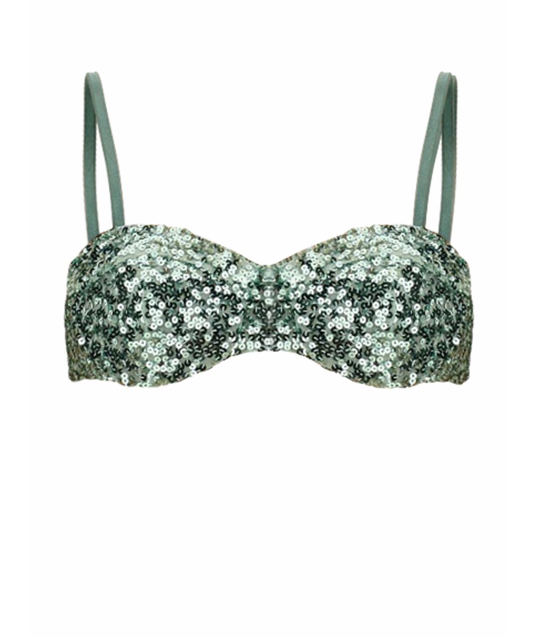 MOSCHINO JEANS Синяя полиэстеровая майка, фото 1