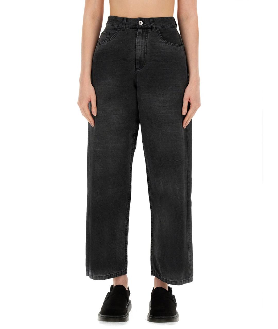 YMC Черные хлопковые прямые джинсы, фото 5