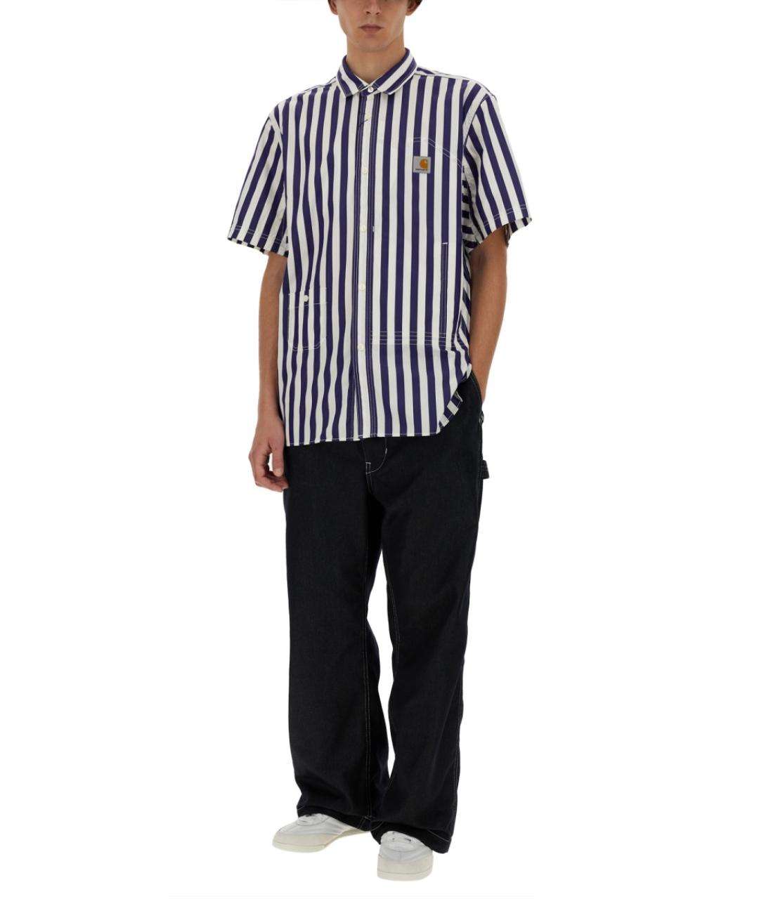 JUNYA WATANABE Белая хлопковая кэжуал рубашка, фото 2