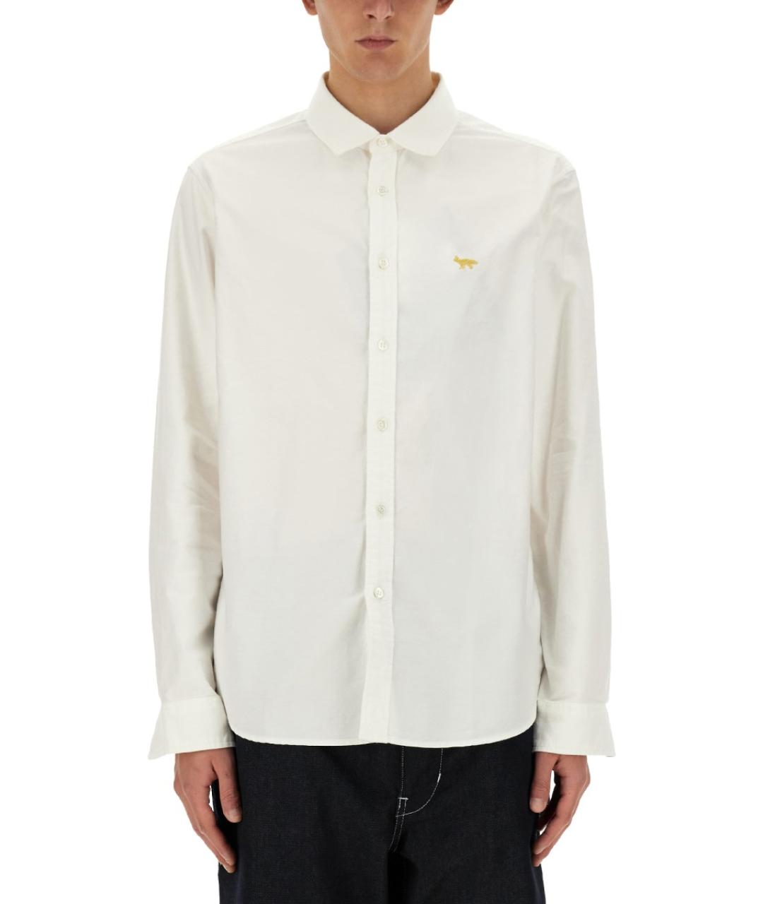 JUNYA WATANABE Белая хлопковая кэжуал рубашка, фото 5