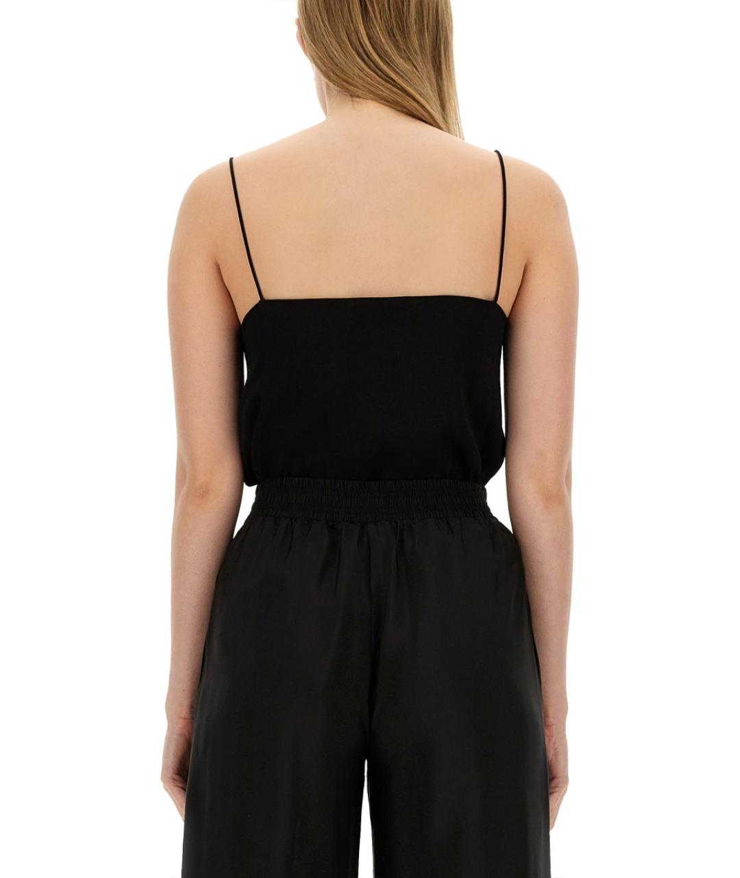 FABIANA FILIPPI Черная вискозная майка, фото 3