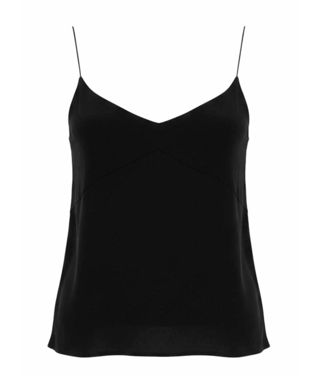 FABIANA FILIPPI Черная вискозная майка, фото 1