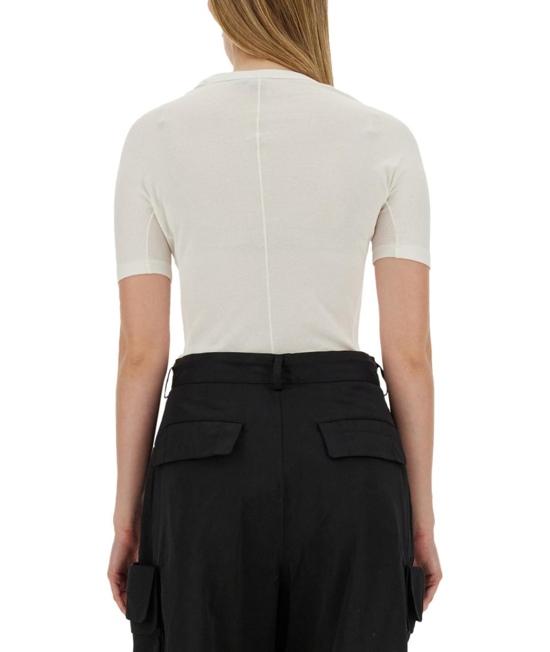 Y-3 Белая хлопковая футболка, фото 3