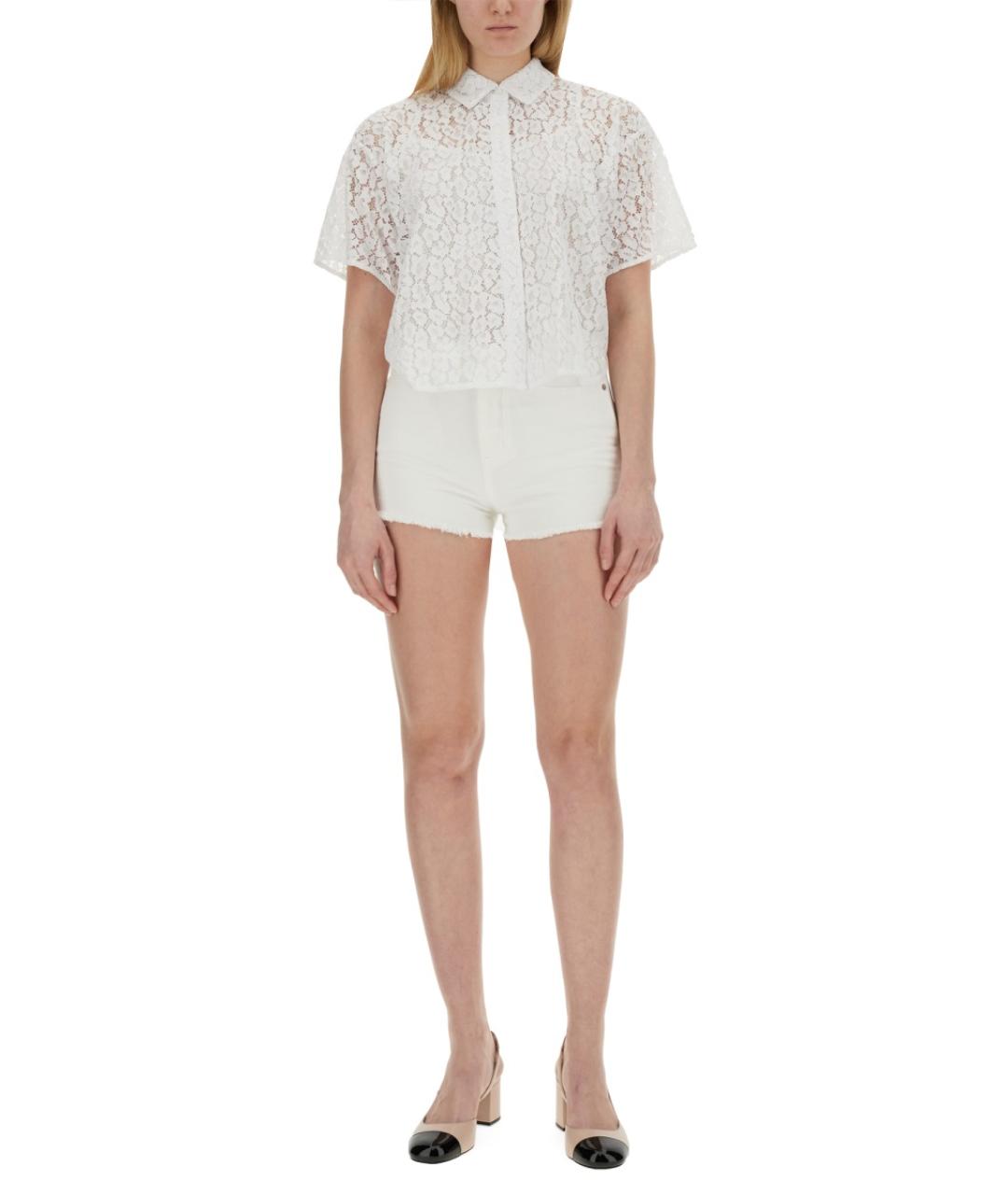 MICHAEL KORS Белые хлопковые шорты, фото 2