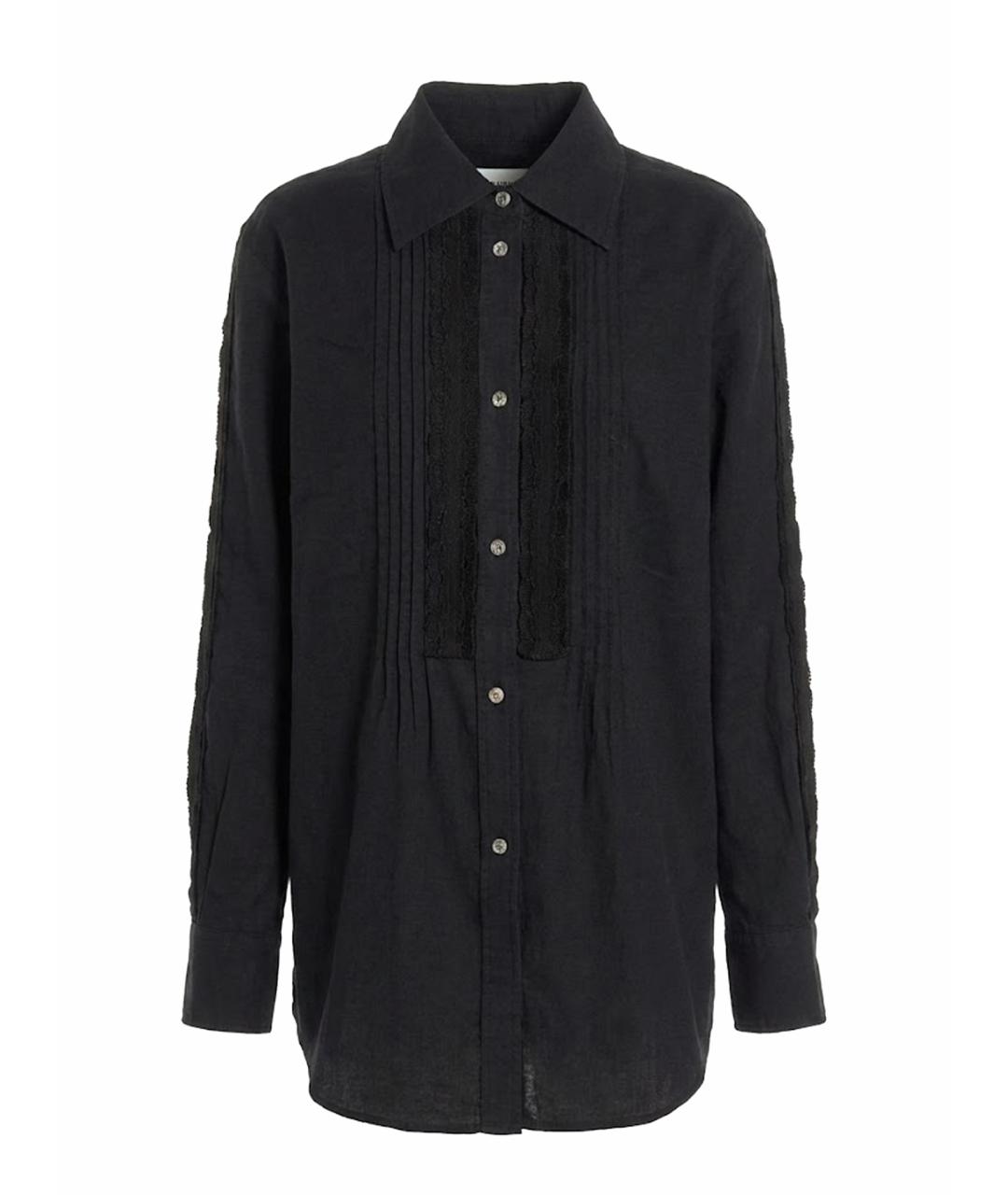 OUR LEGACY Черная льняная рубашка, фото 1