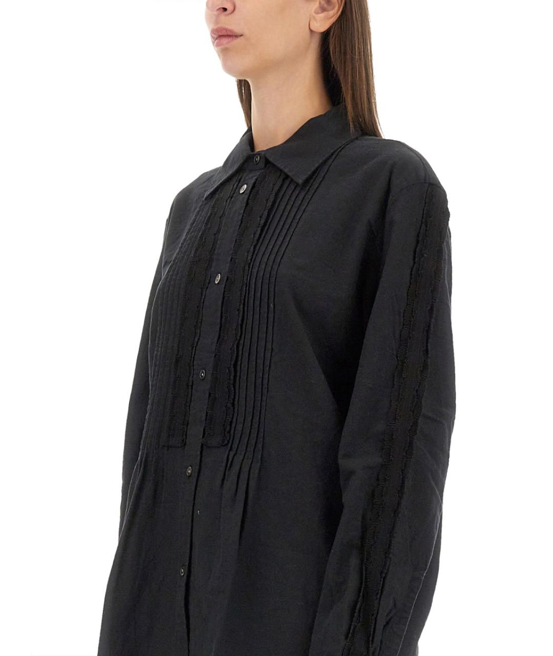 OUR LEGACY Черная льняная рубашка, фото 4