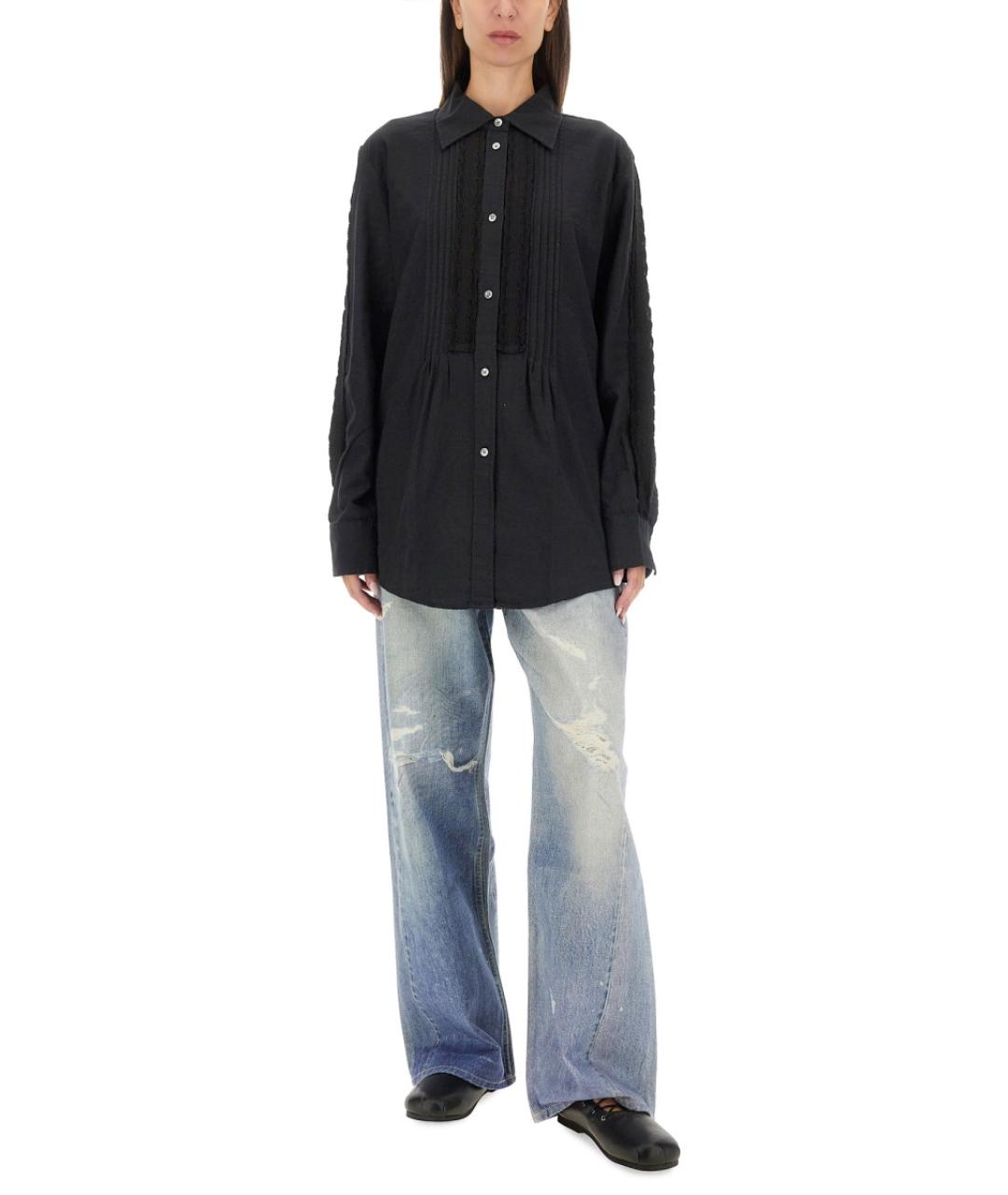 OUR LEGACY Черная льняная рубашка, фото 2