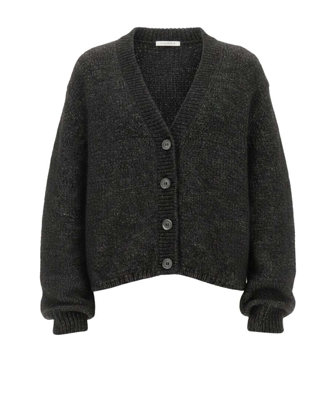 OUR LEGACY Черный шерстяной кардиган, фото 1