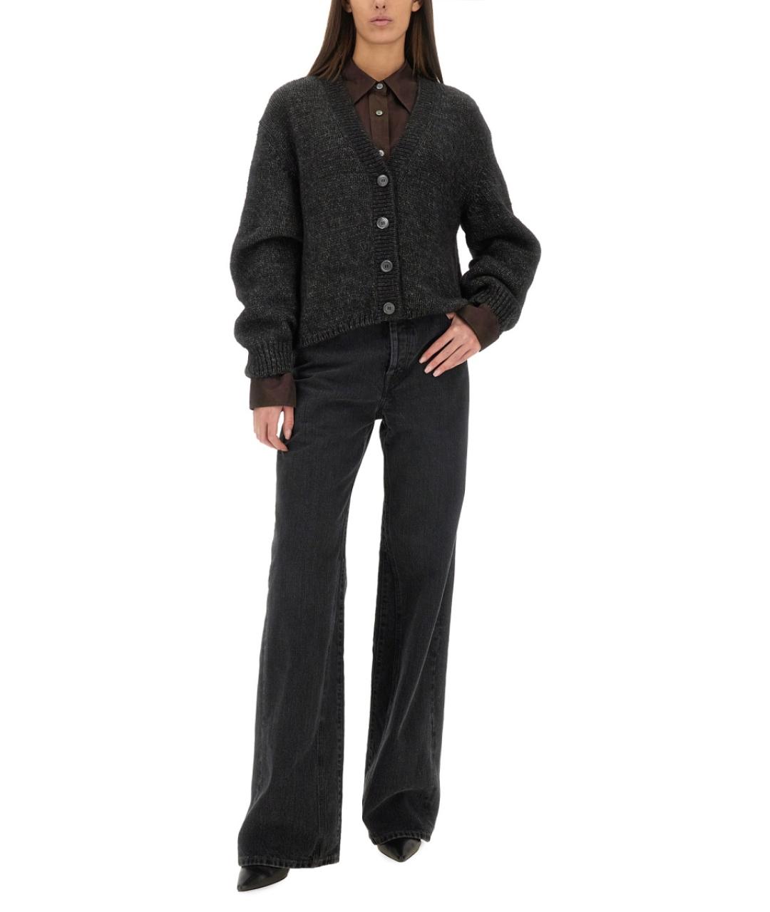 OUR LEGACY Черный шерстяной кардиган, фото 2