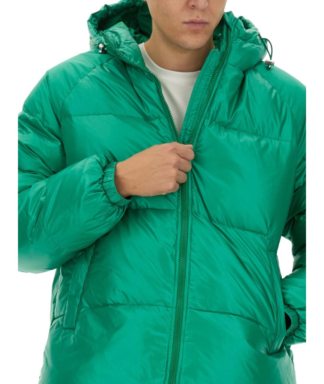 PYRENEX Зеленая полиамидовая куртка, фото 5