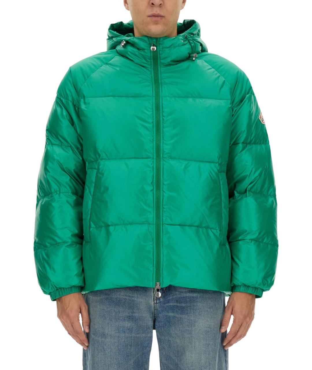 PYRENEX Зеленая полиамидовая куртка, фото 7