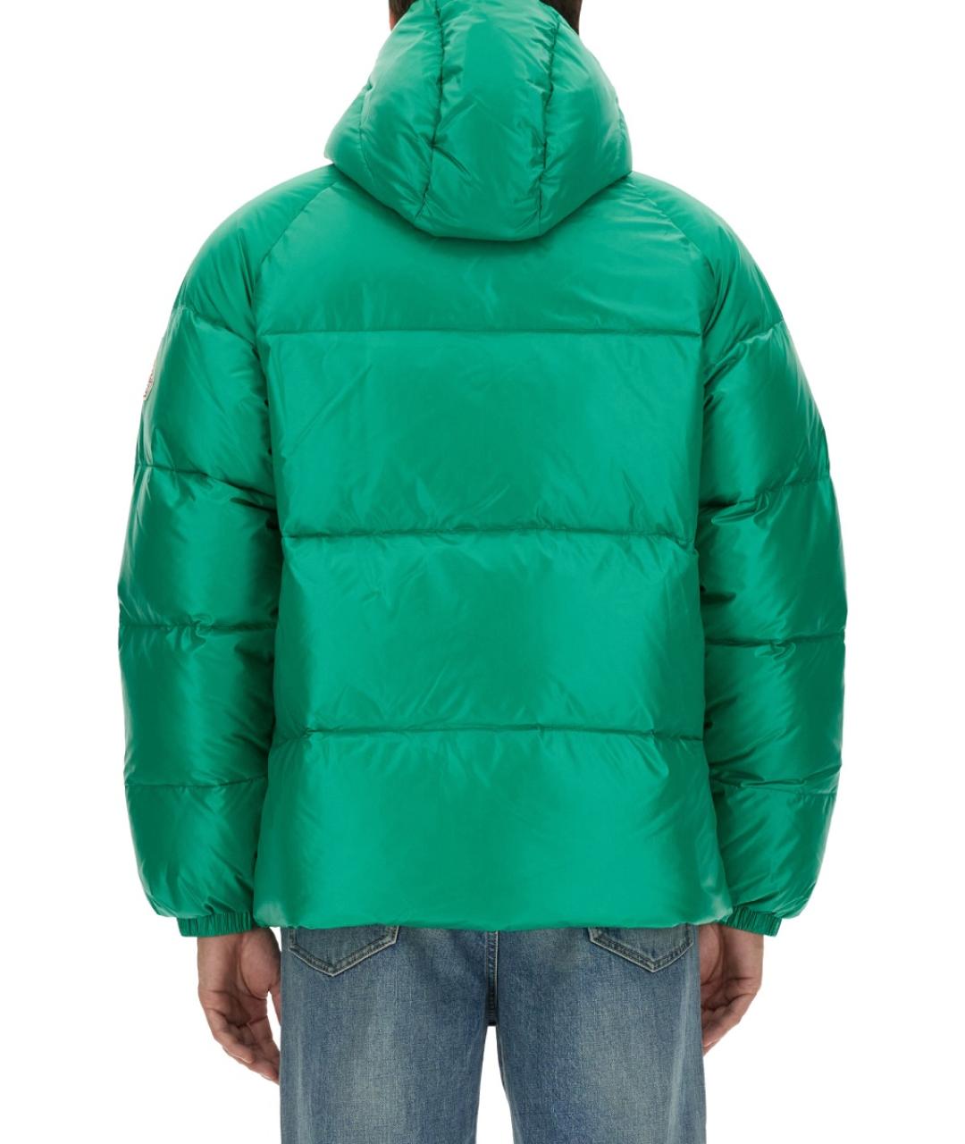 PYRENEX Зеленая полиамидовая куртка, фото 3