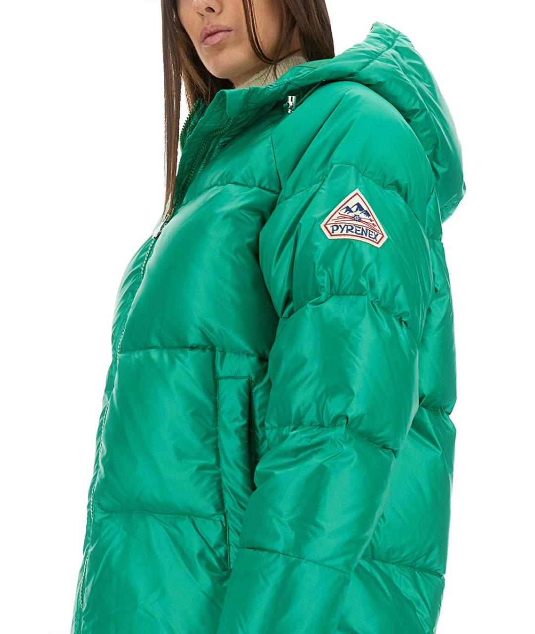 PYRENEX Зеленая полиамидовая куртка, фото 6