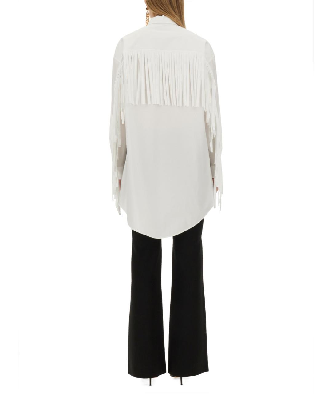 MOSCHINO Белая хлопковая рубашка, фото 3