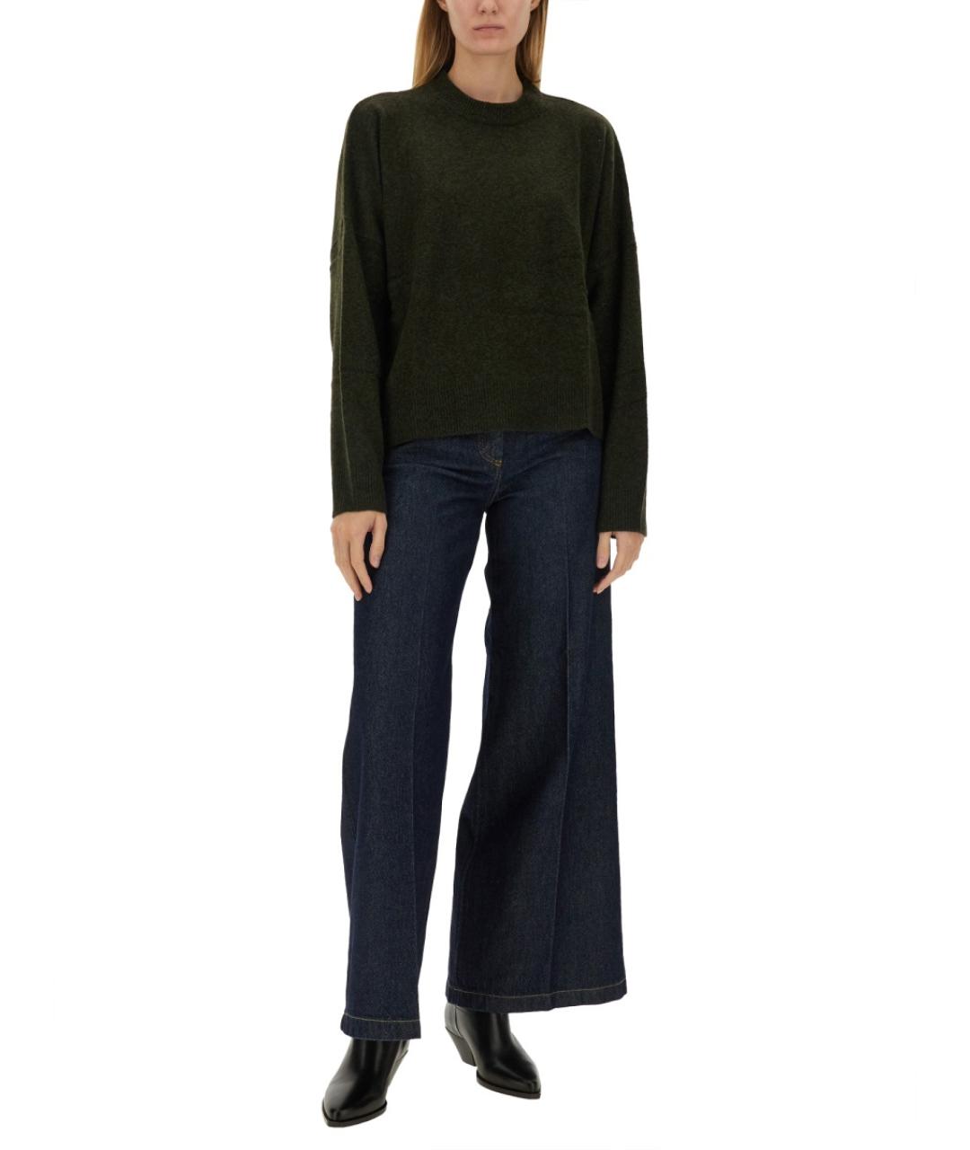 ASPESI Зеленый шерстяной джемпер / свитер, фото 2