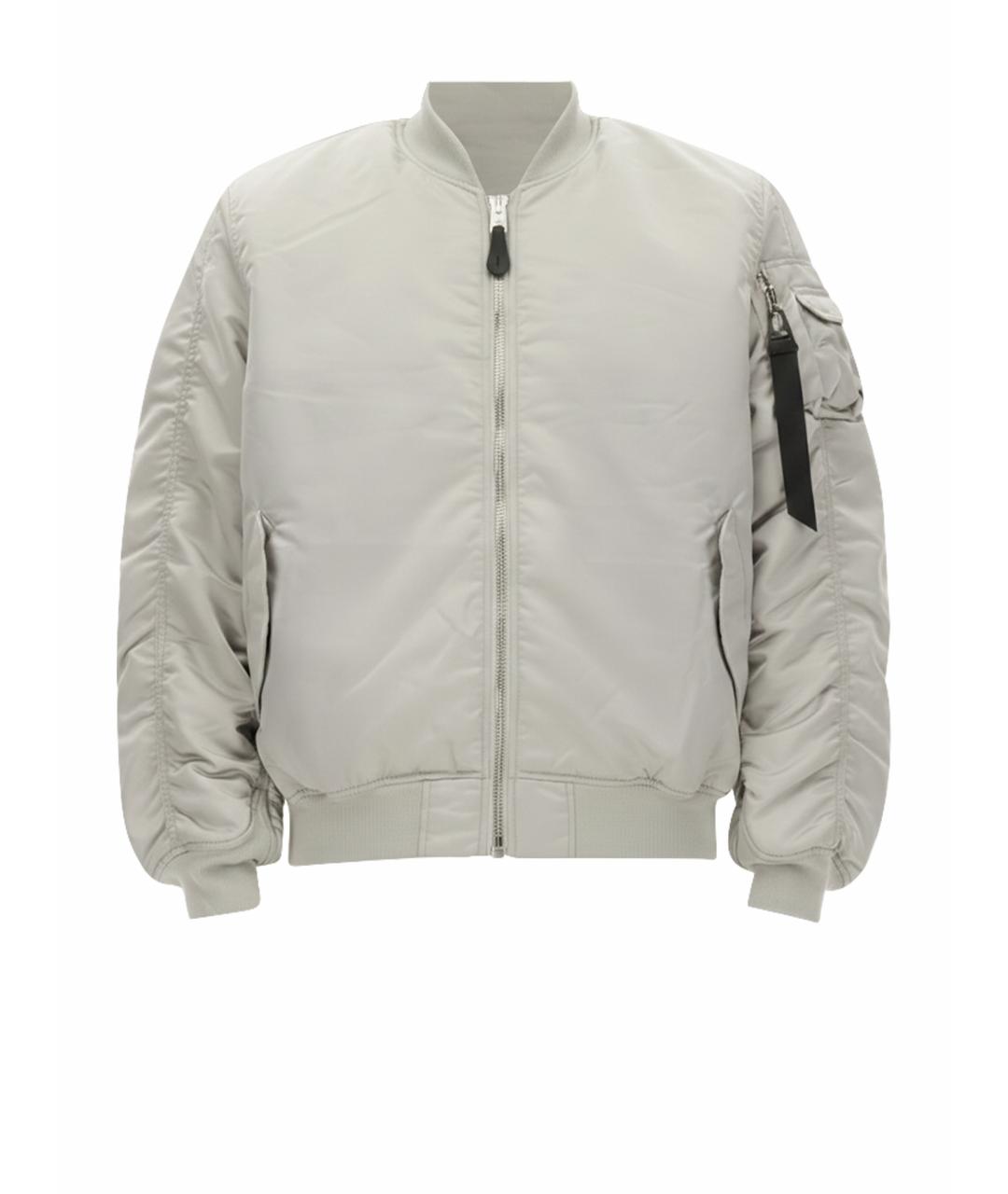 ALPHA INDUSTRIES Серая полиамидовая куртка, фото 1