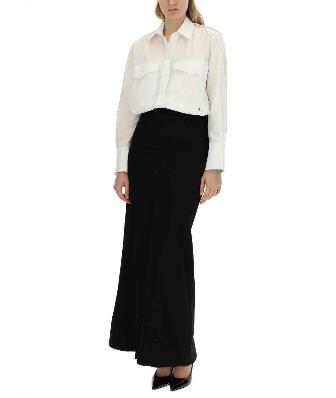 VICTORIA BECKHAM Белая хлопковая рубашка, фото 2