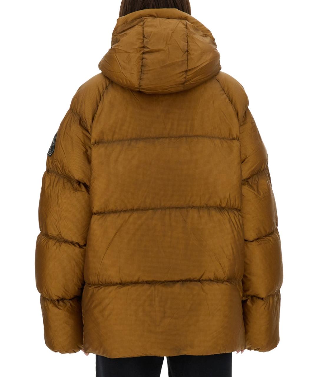 PYRENEX Коричневый полиамидовый пуховик, фото 4