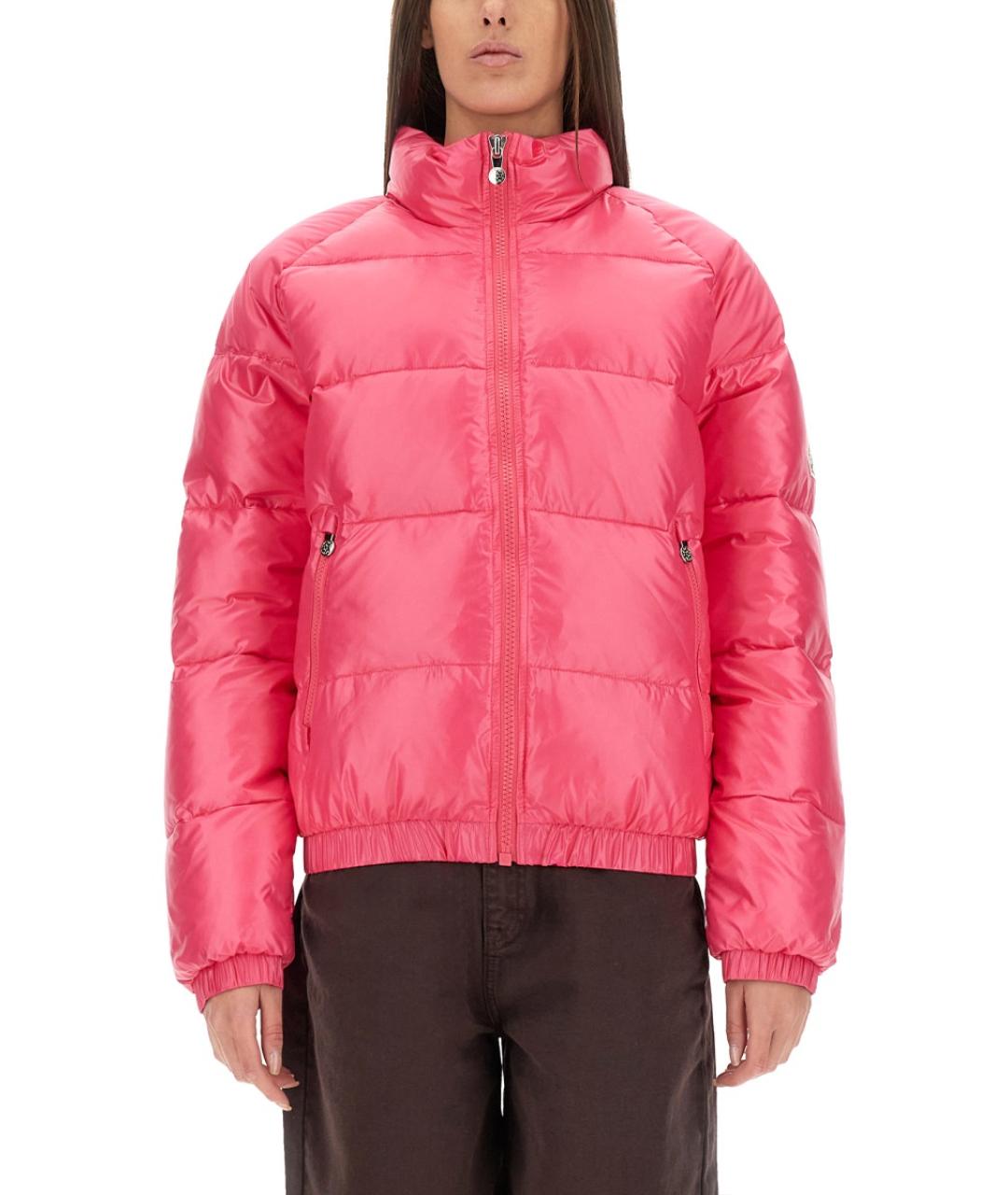 PYRENEX Розовый полиамидовый пуховик, фото 9