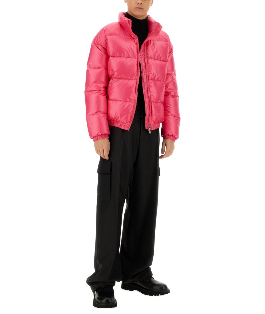 PYRENEX Розовый полиамидовый пуховик, фото 8