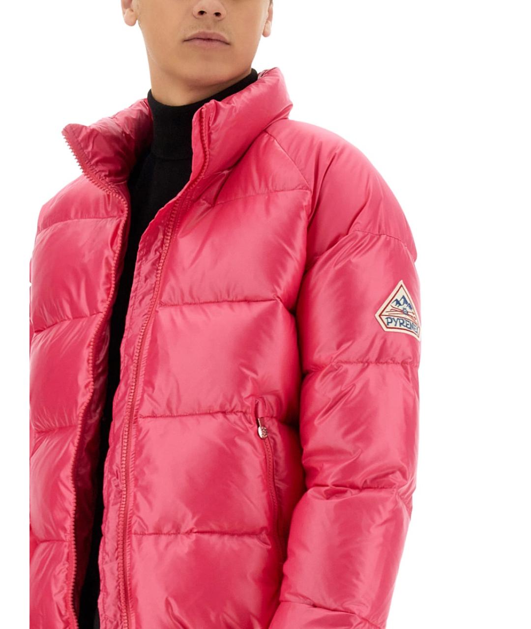 PYRENEX Розовый полиамидовый пуховик, фото 5