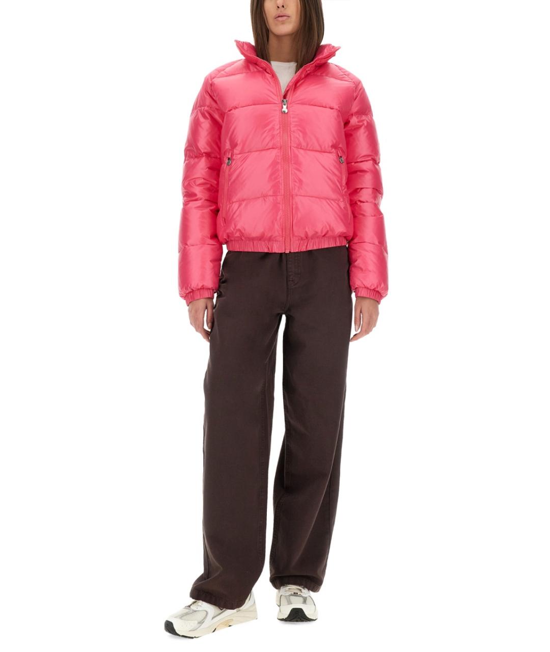 PYRENEX Розовый полиамидовый пуховик, фото 2