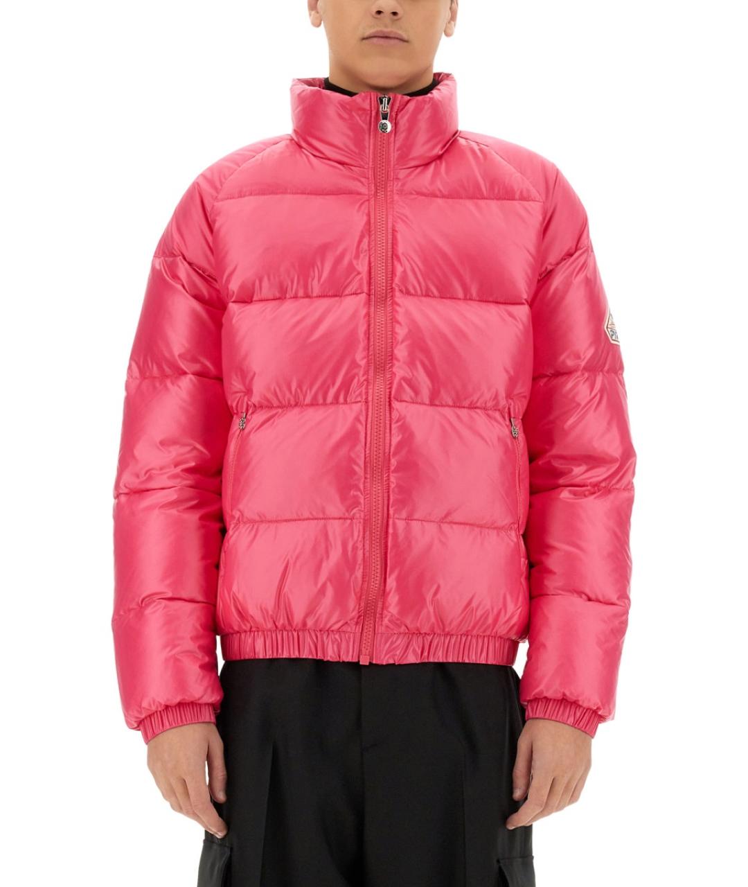 PYRENEX Розовый полиамидовый пуховик, фото 7