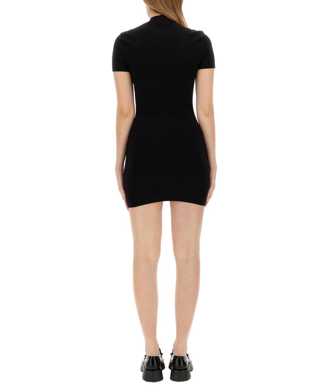 ALEXANDER WANG Черное вискозное повседневное платье, фото 3