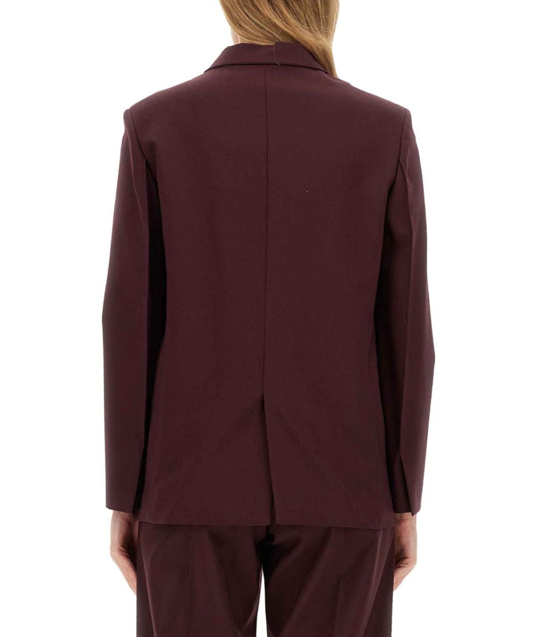 ALYSI Бордовый полиэстеровый жакет/пиджак, фото 3
