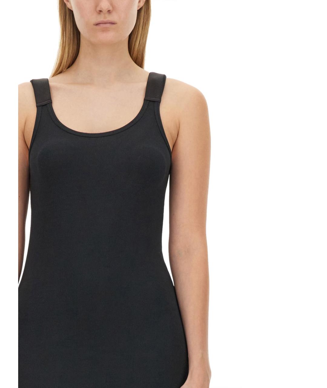 HELMUT LANG Черное повседневное платье, фото 3