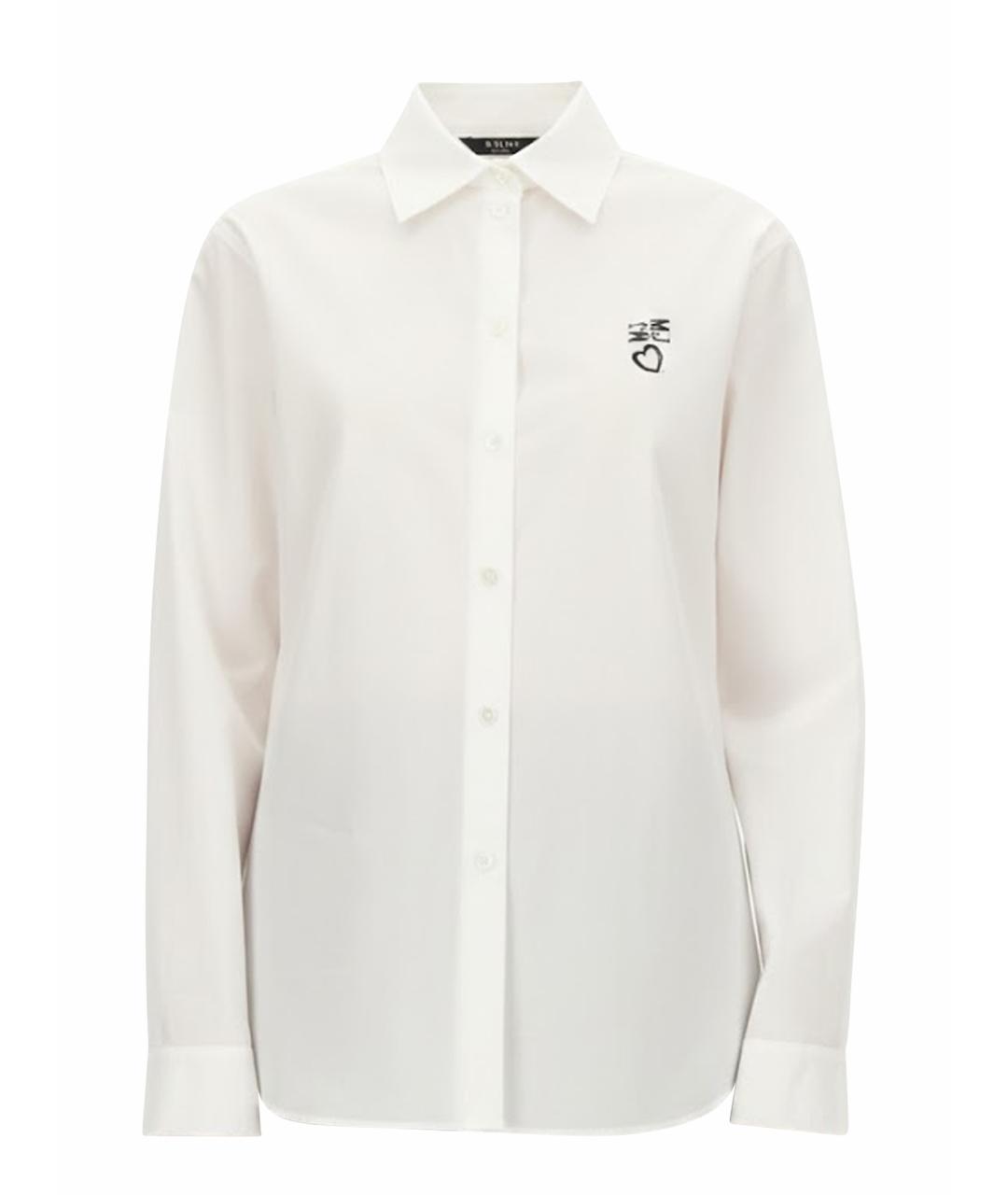 MOSCHINO JEANS Белая хлопковая рубашка, фото 1